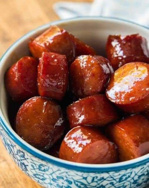 Slow Cooker Brown Sugar Kielbasa Bites