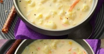 Creamy cauliflower soup