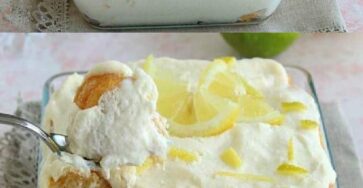 Soft, egg-free lemon tiramisu