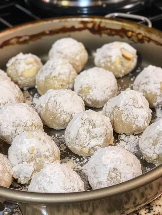 Buttery Pecan Snowball Cookies