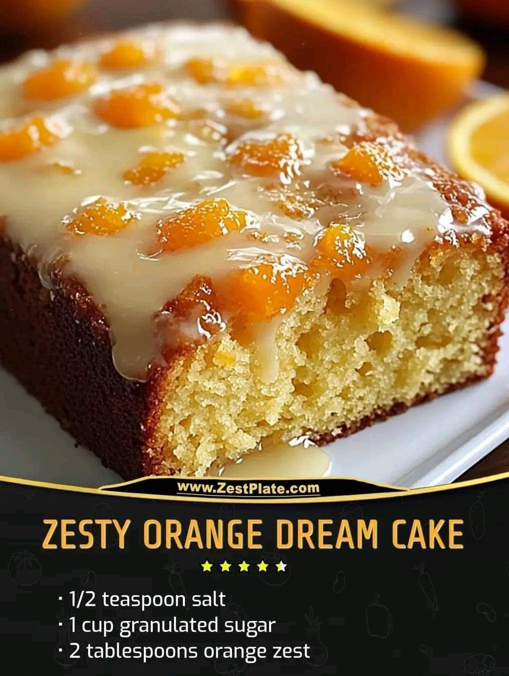 Zesty Orange Dream Cake