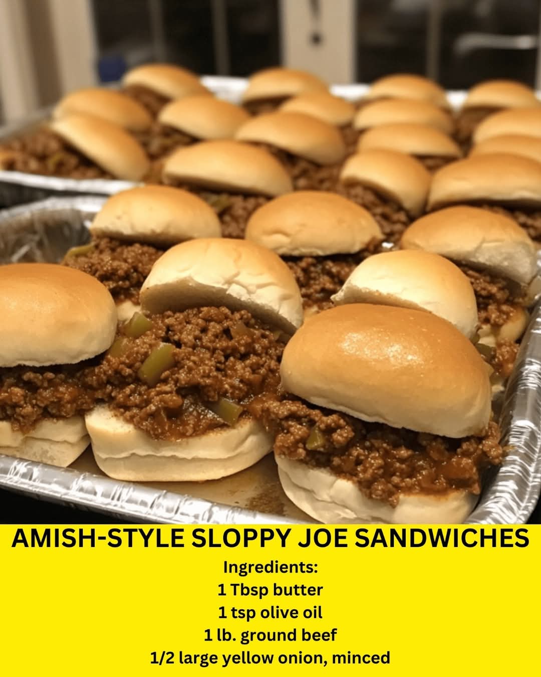 Original Homemade Sloppy Joe Recipe