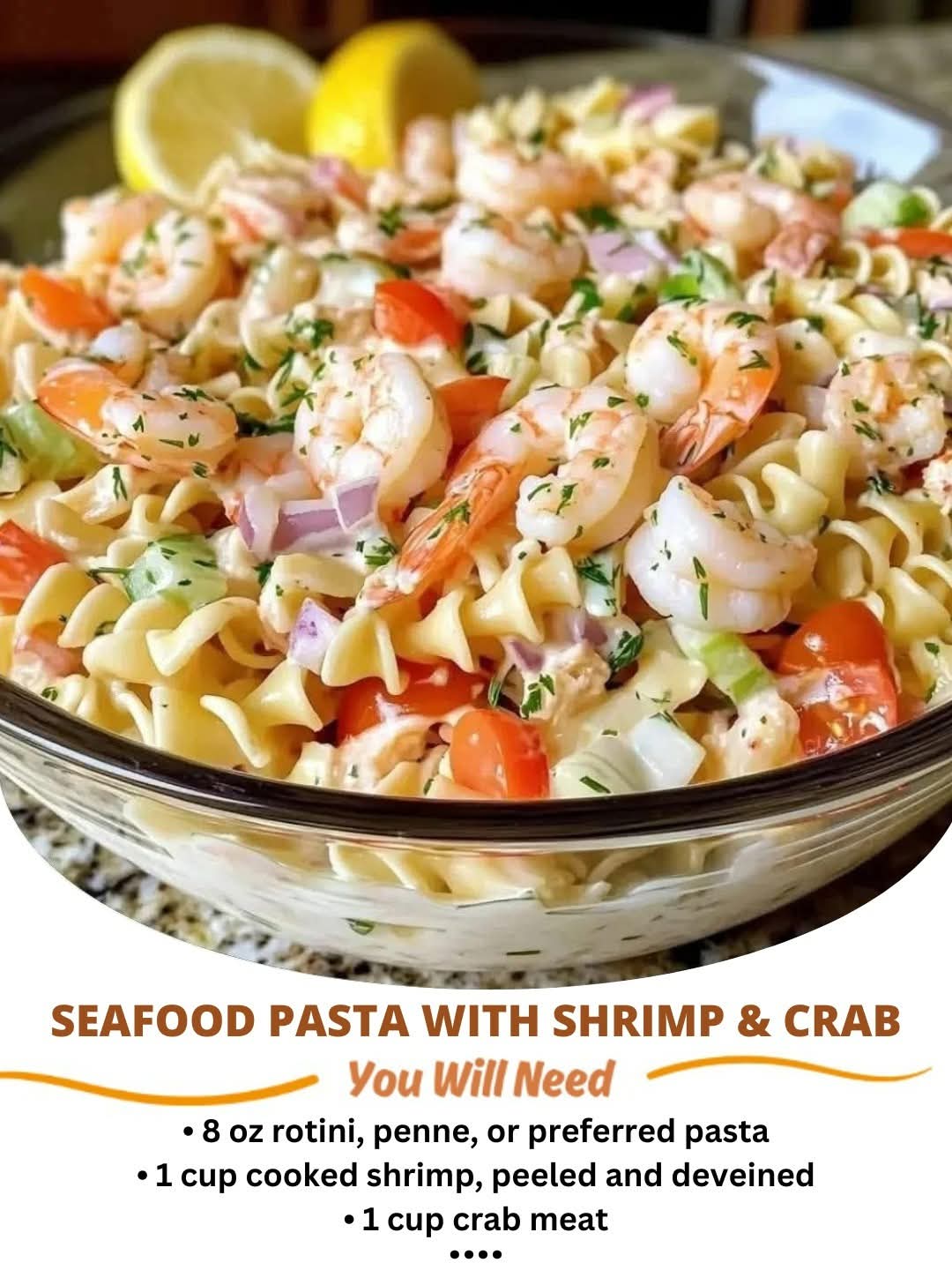 Creamy Seafood Pasta with Shrimp & Crab – Restaurant-Worthy in 30 Minutes! 🍝🦐🦀