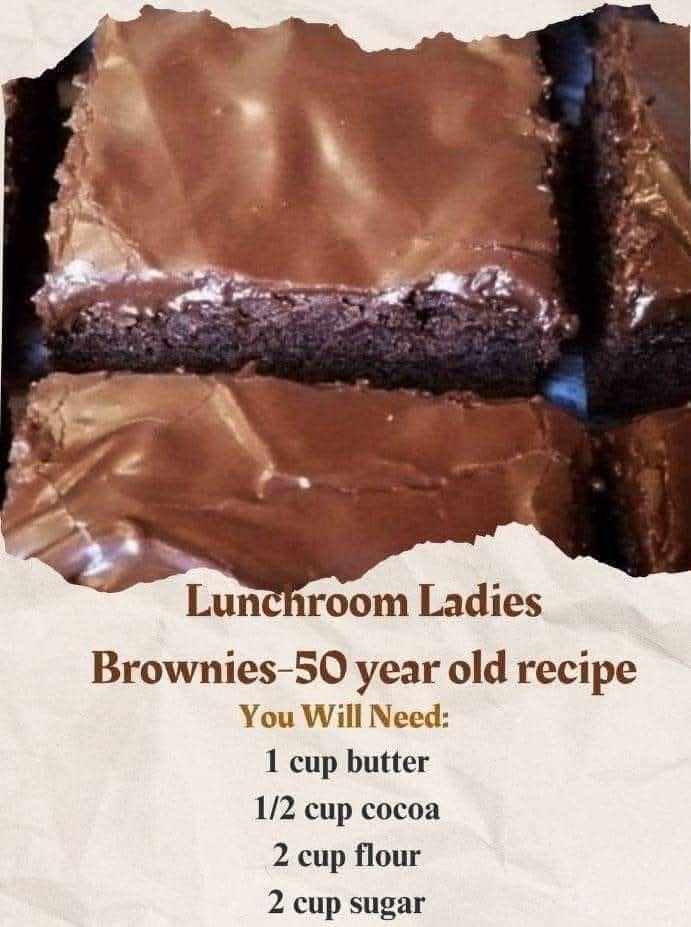 LUNCHROOM LADIES  BROWNIES