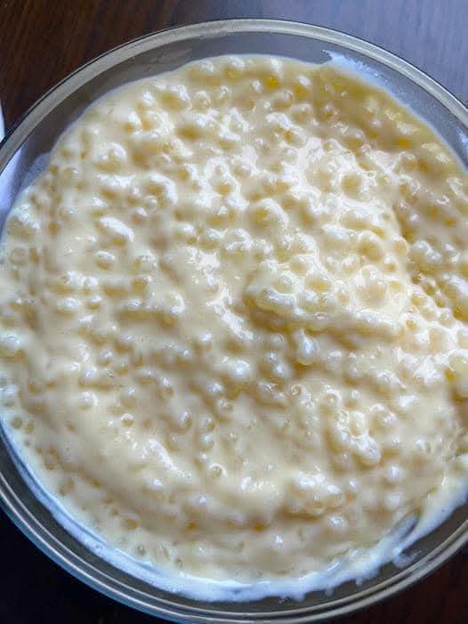 Homemade Tapioca  Pudding