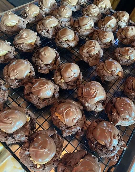 Buckeye Brownie  Cookies