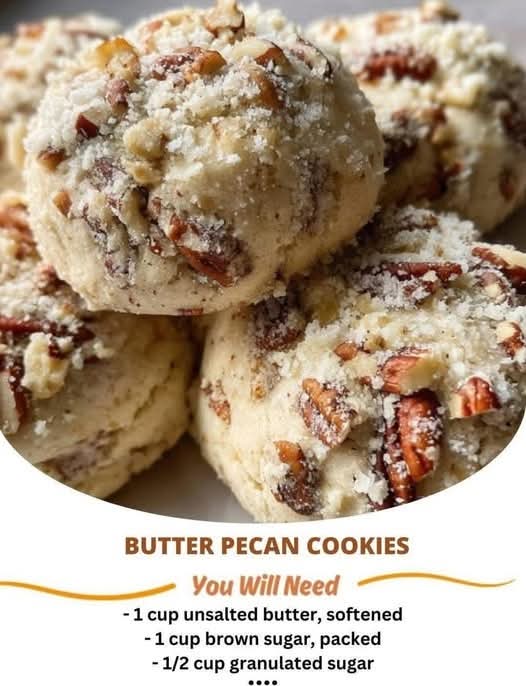 Butter Pecan Cookies