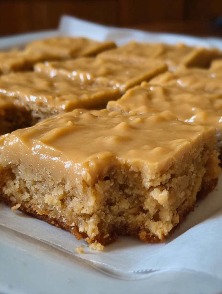 Peanut Butter Lunch Lady Cookie Bars