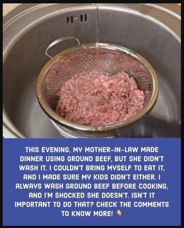 Should You Wash Ground Beef?