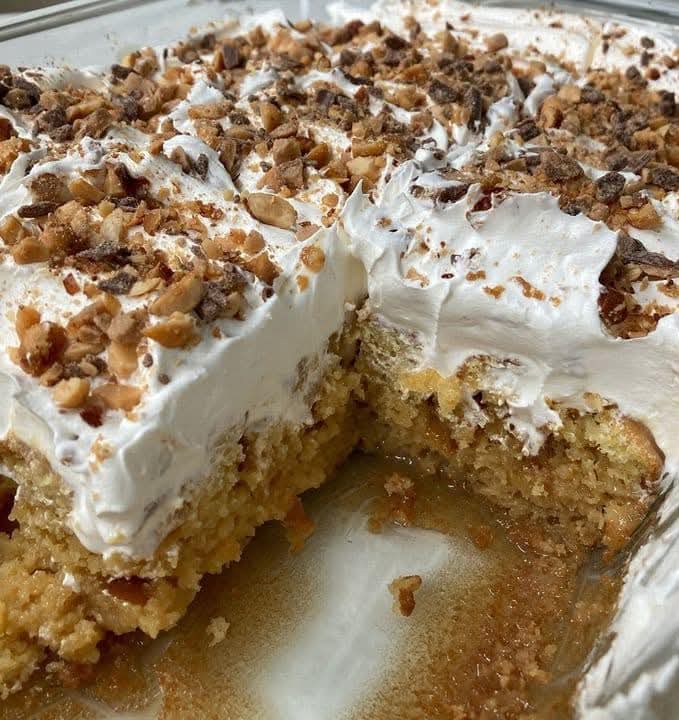 Toffee Butterscotch  Cake