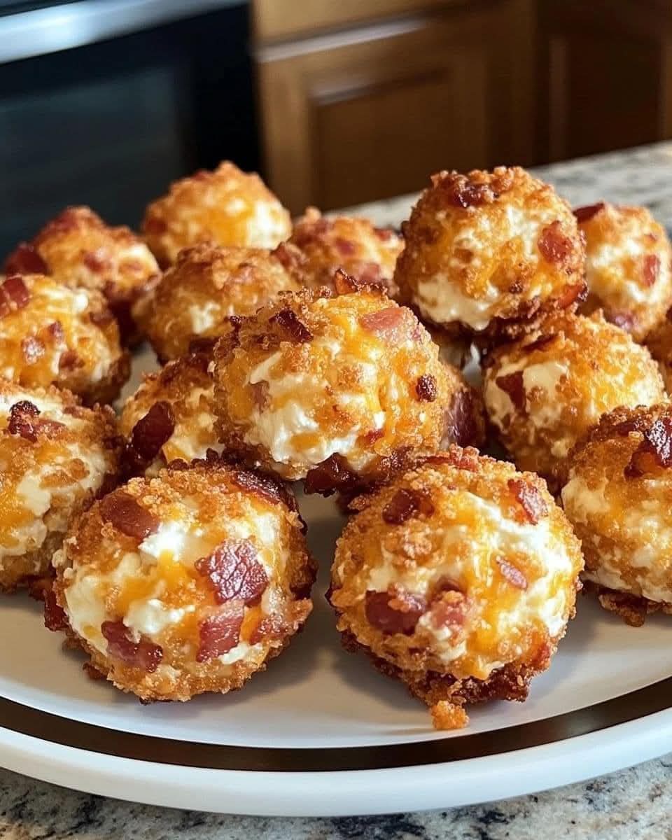 Carb  bacon cheddar mini cheese balls