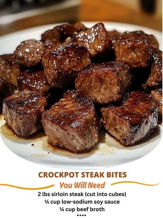 Crockpot Steak Bites Tender, Flavorful