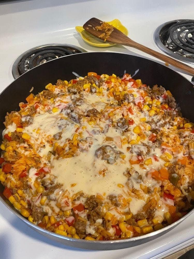 Easy  Stuffed Pepper  Casserole