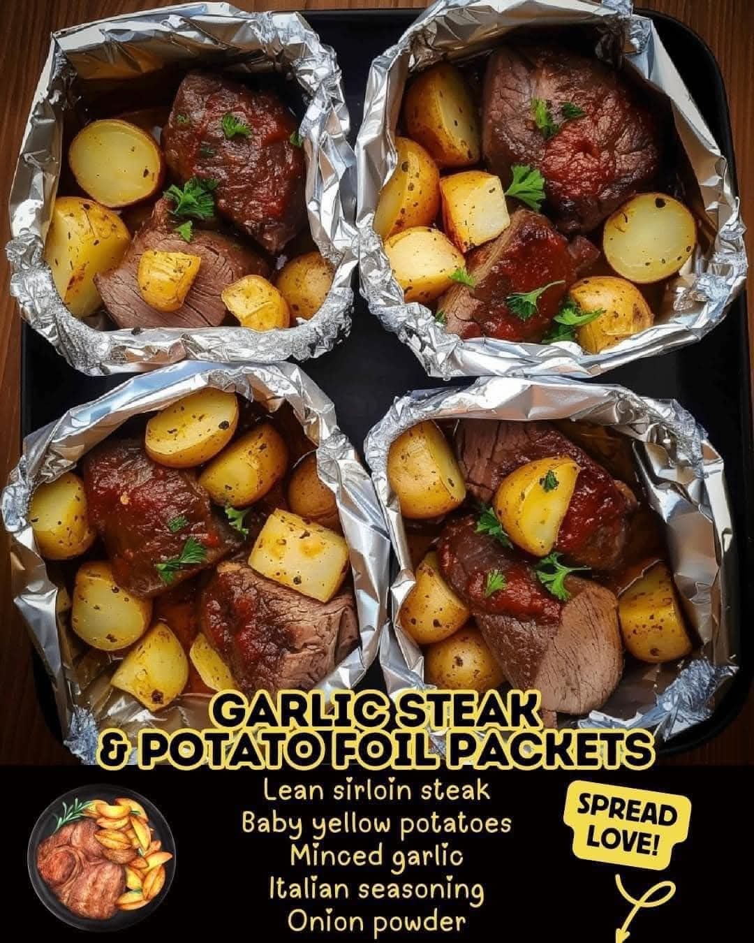 Garlic Butter Steak and Potatoes Skillet