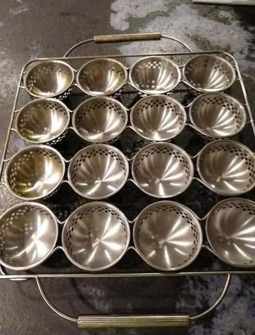 Found in the kitchen of a new house: a rack the size of a standard oven. Any ideas?”