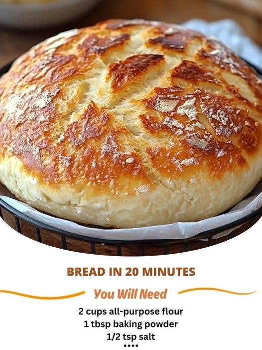 Bread in 20 Minutes The Perfect Recipe for Those in a Hurry