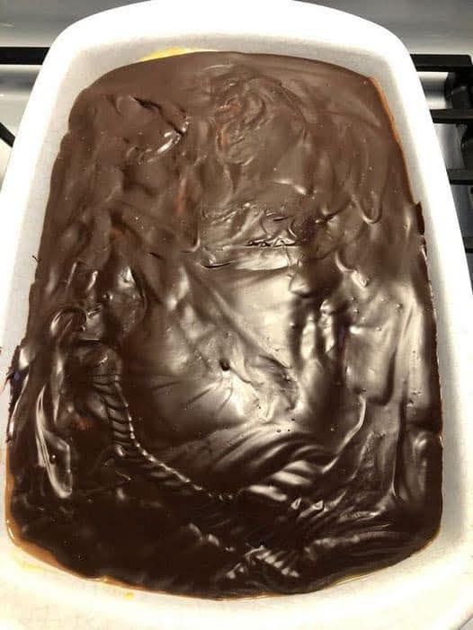 Boston Cream Pie Poke  Cake