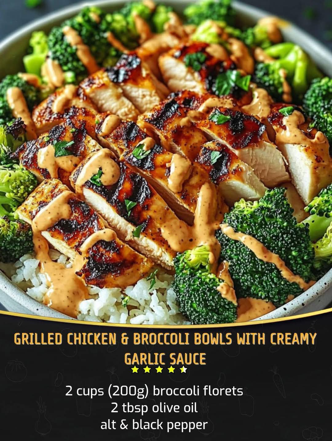 Grilled Chicken with Broccol