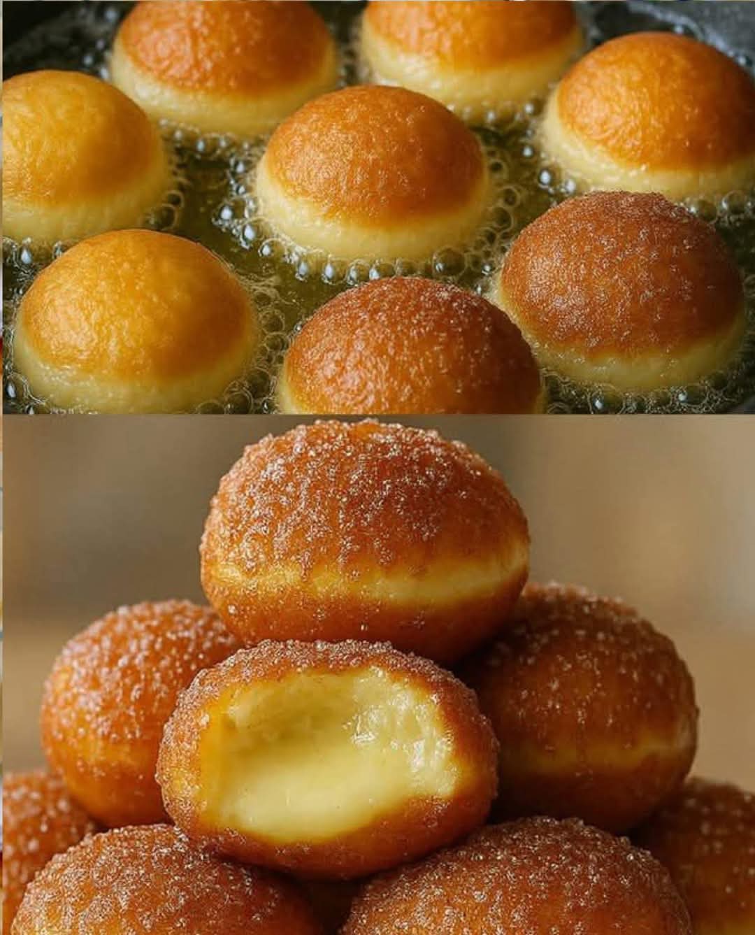 Condensed Milk & Cinnamon Doughnut Puffs (Melktert Bombs)