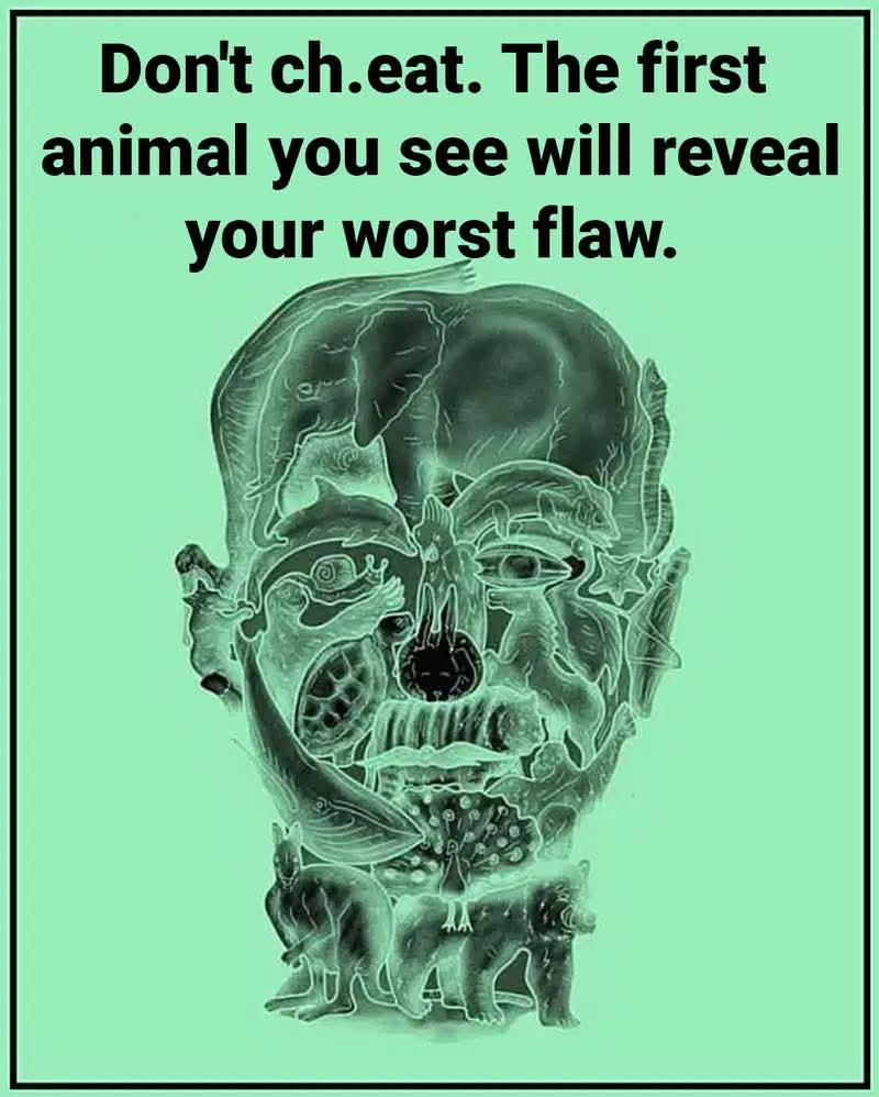 The First Animal You See in This Optical Illusion Reveals Your Deepest Flaw – Are You Ready?”