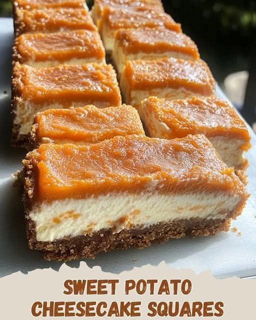 Sweet Potato Cheesecake Squares: The Perfect Fall Dessert