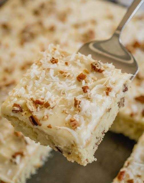 Italian Cream Sheet Cake